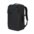 Front and side view of the black Island Hopper backpack.